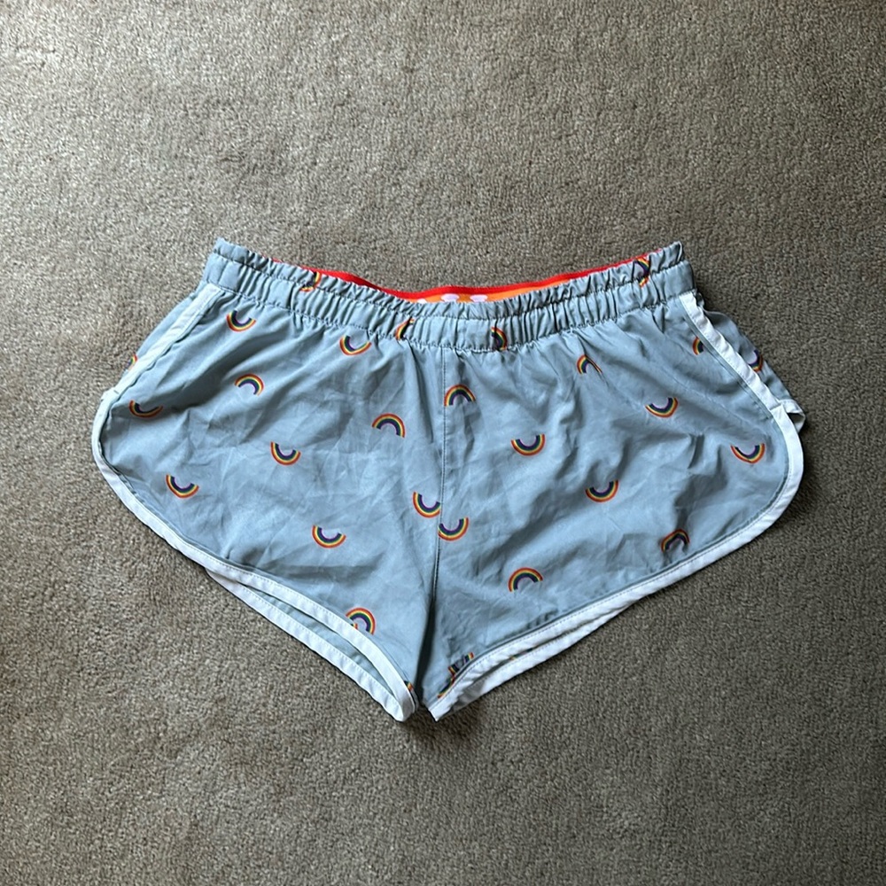 Rabbit Run rainbow shorts limited edition pride shorts Size Medium